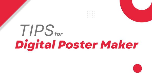 tips for make digital poster maker
